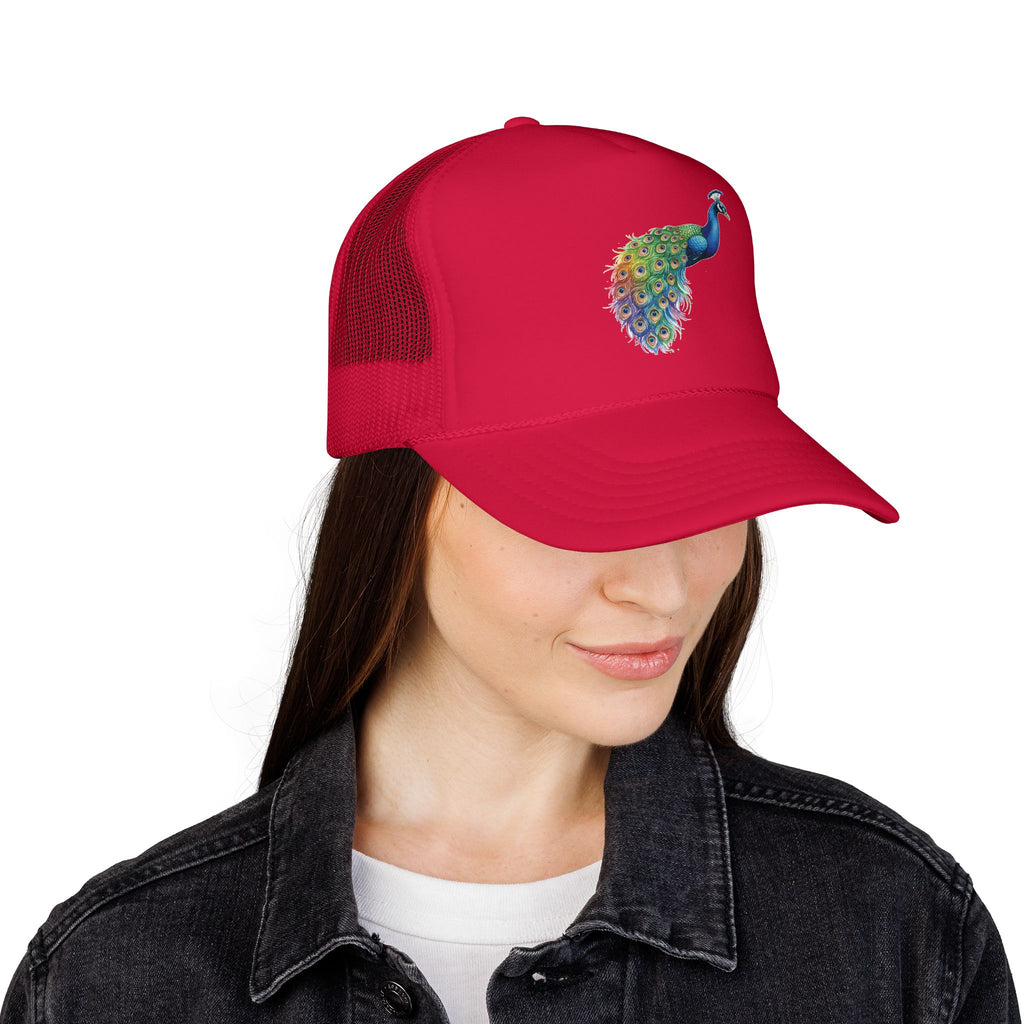 Peacock Trucker Hat.