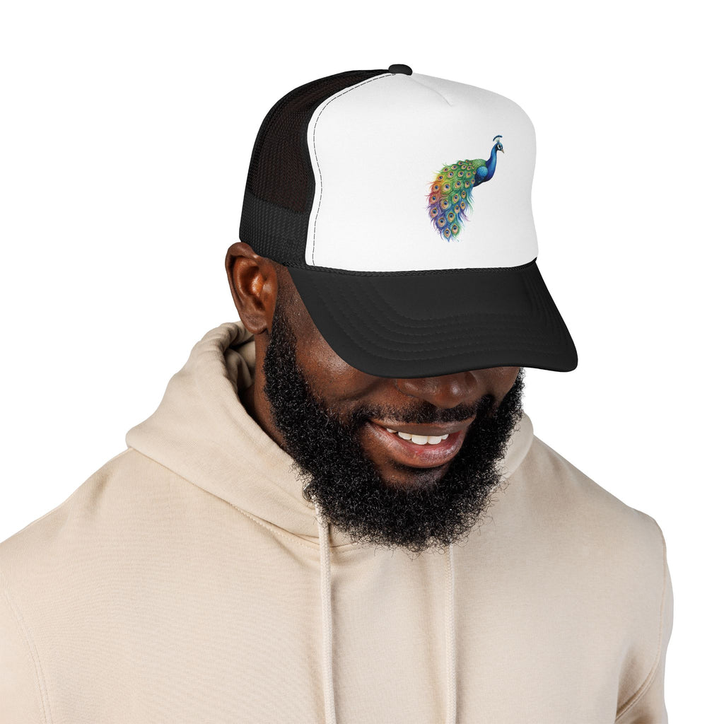 Peacock Trucker Hat.