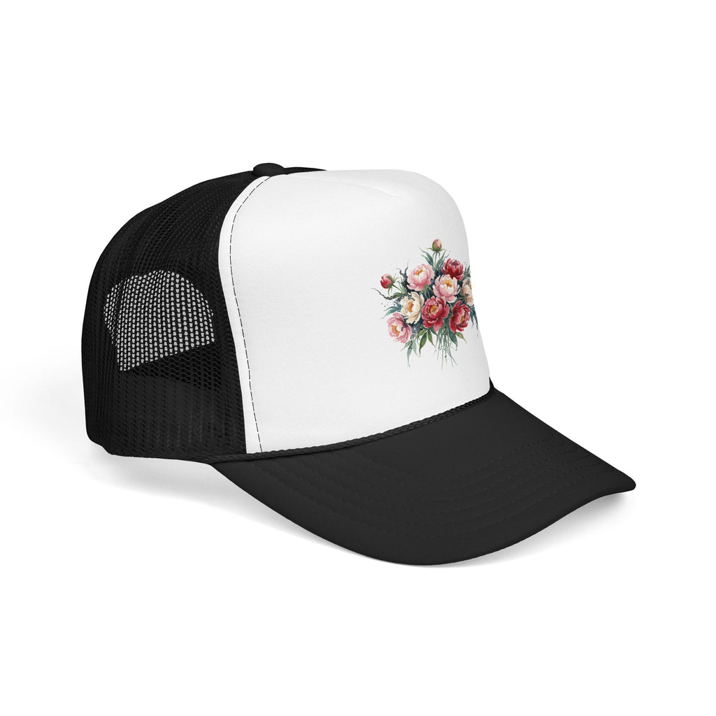 Peony Flowers Trucker Hat