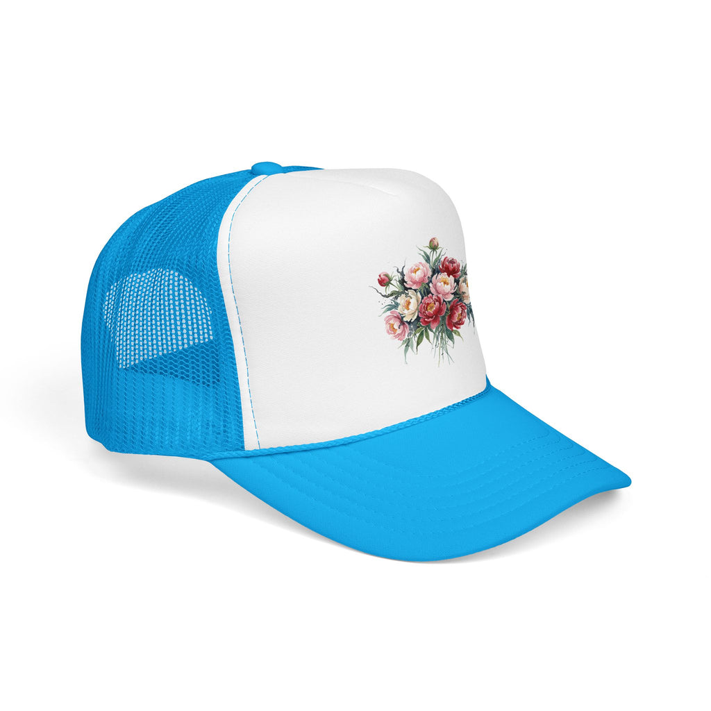 Peony Flowers Trucker Hat