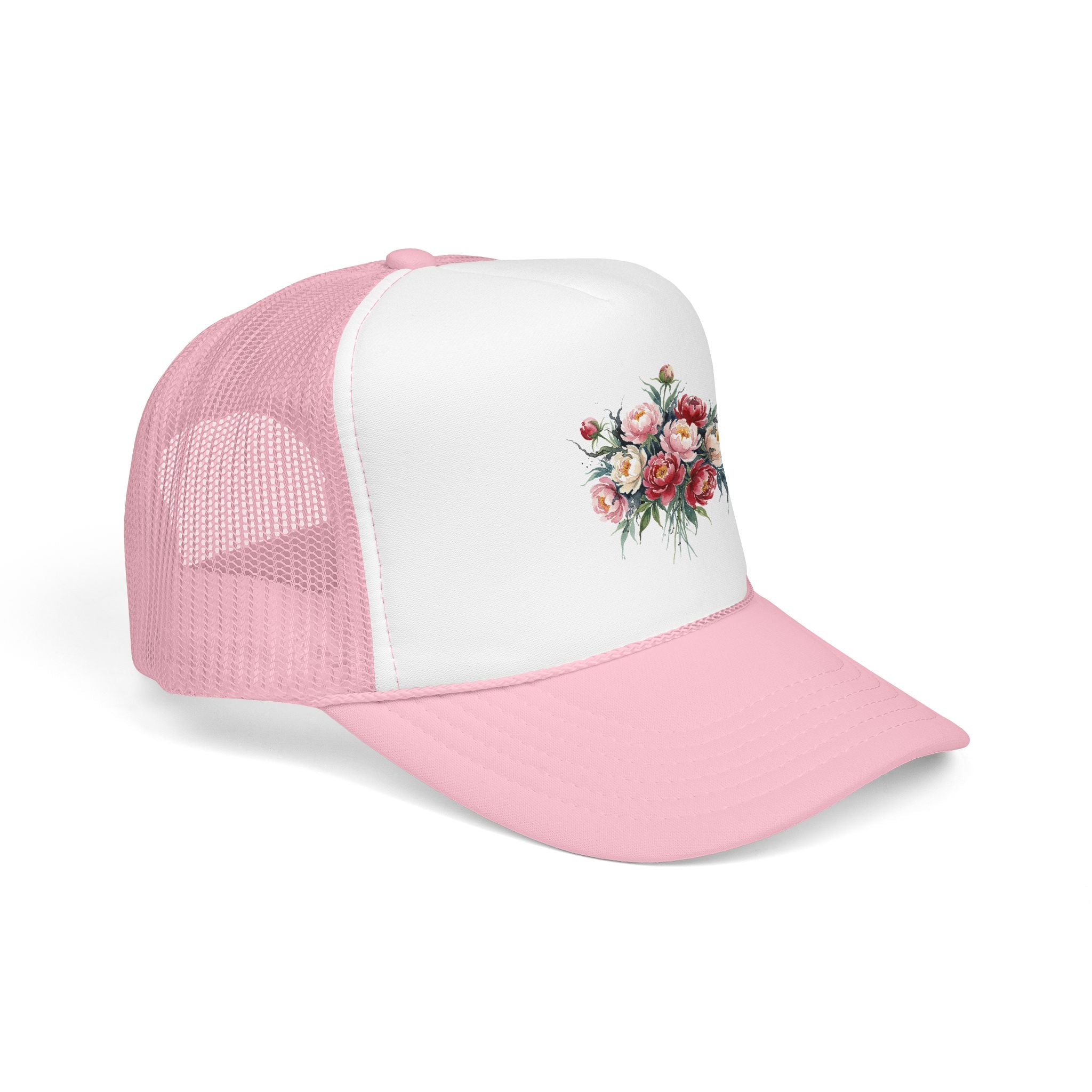 Peony Flowers Trucker Hat