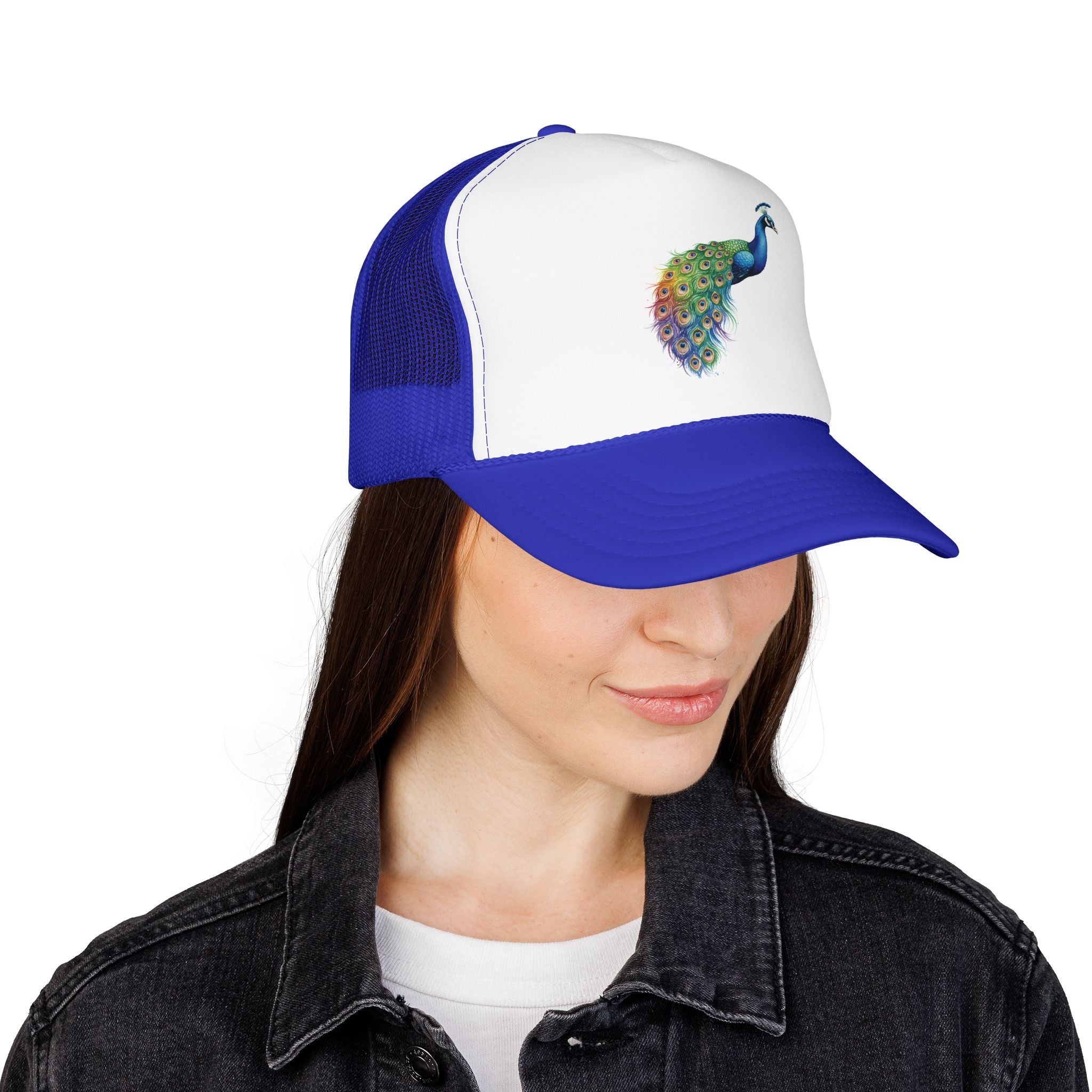 Peacock Trucker Hat.