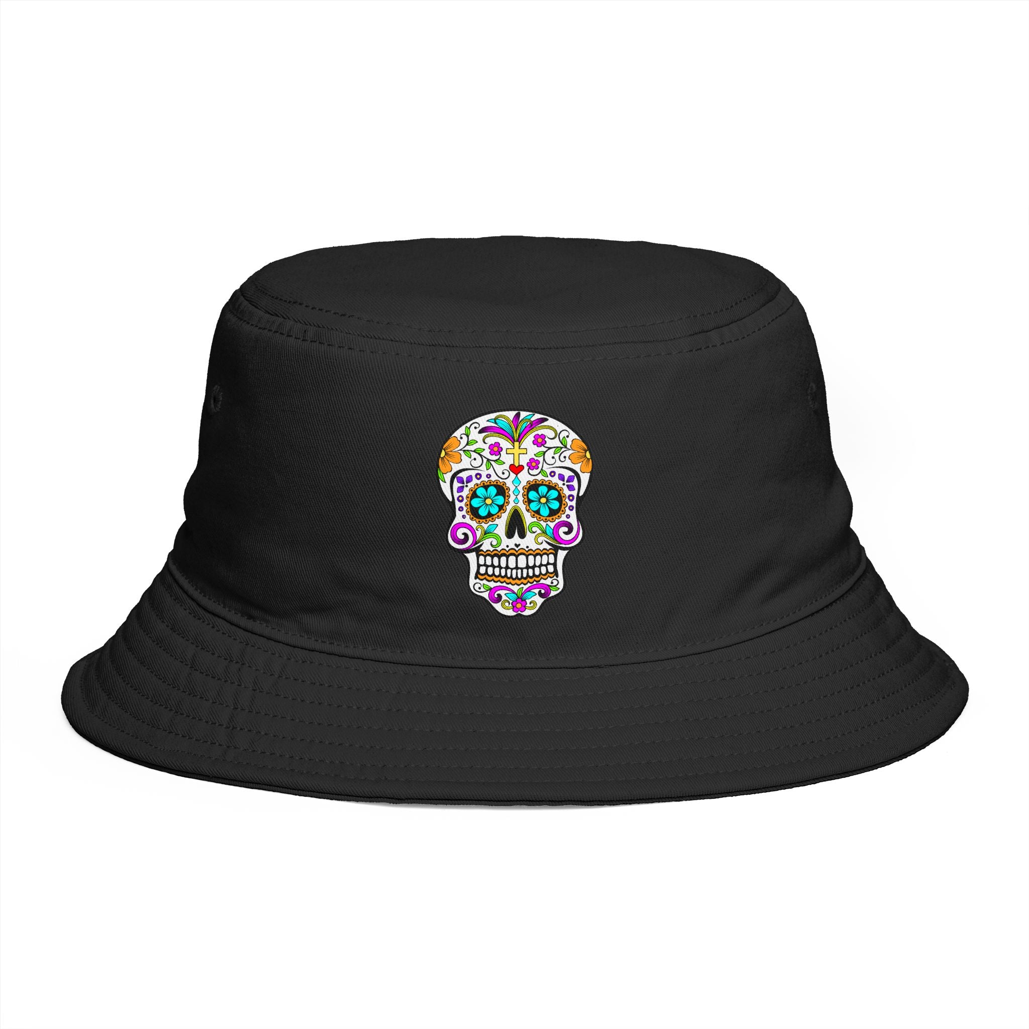Sugar Skull Bucket Hat
