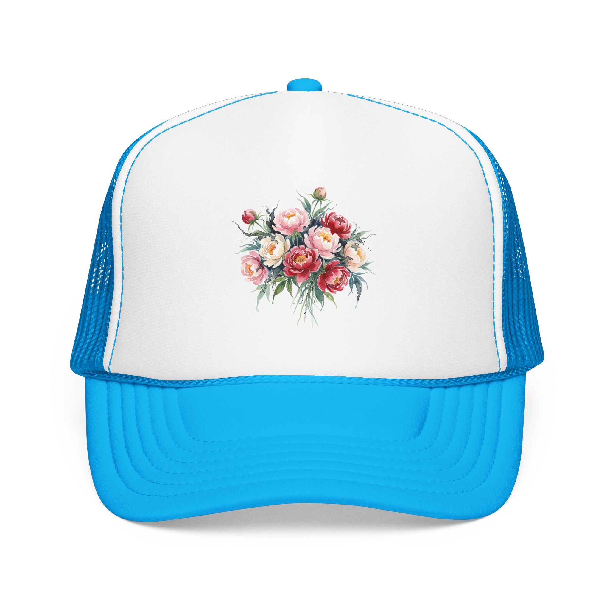 Peony Flowers Trucker Hat