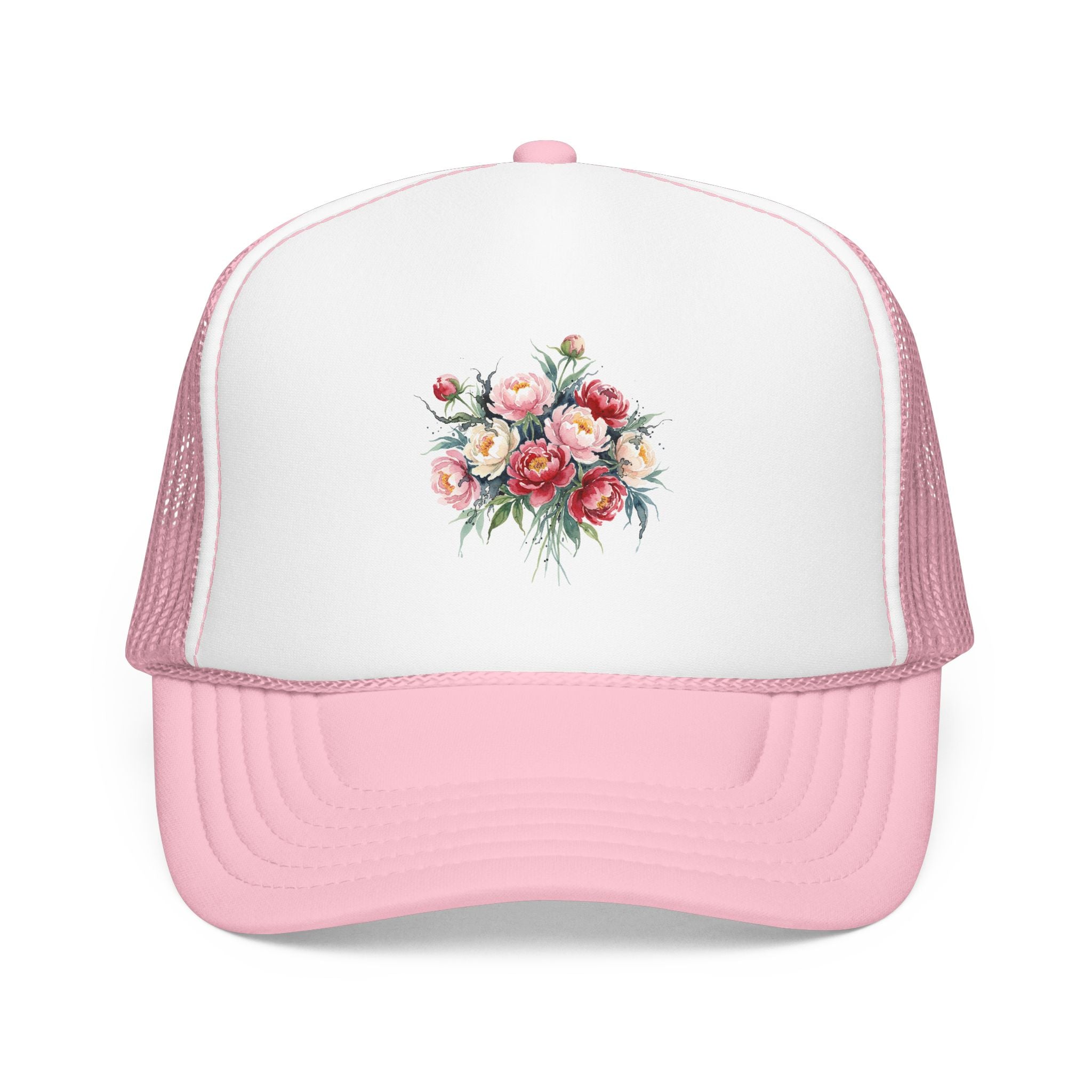 Peony Flowers Trucker Hat