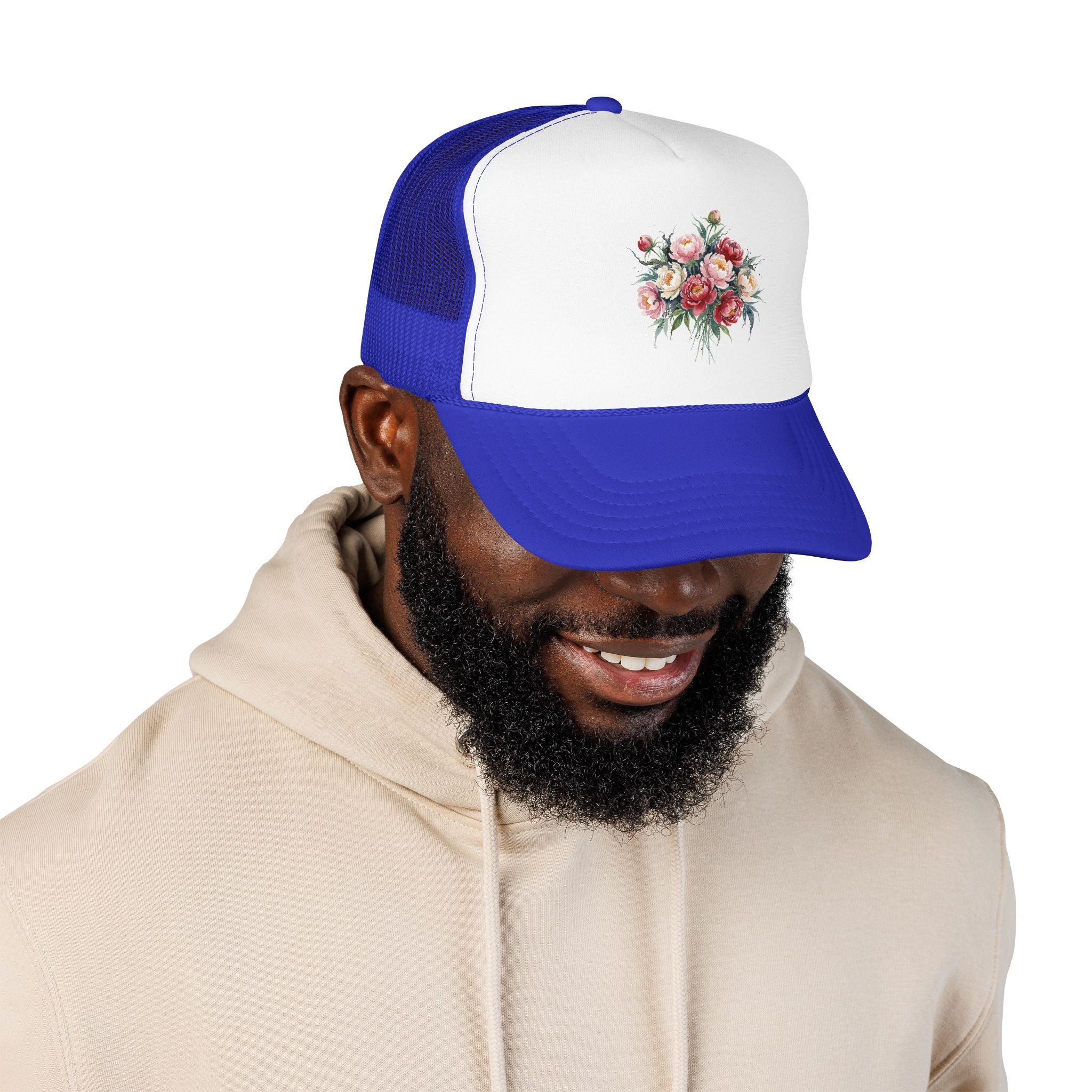 Peony Flowers Trucker Hat