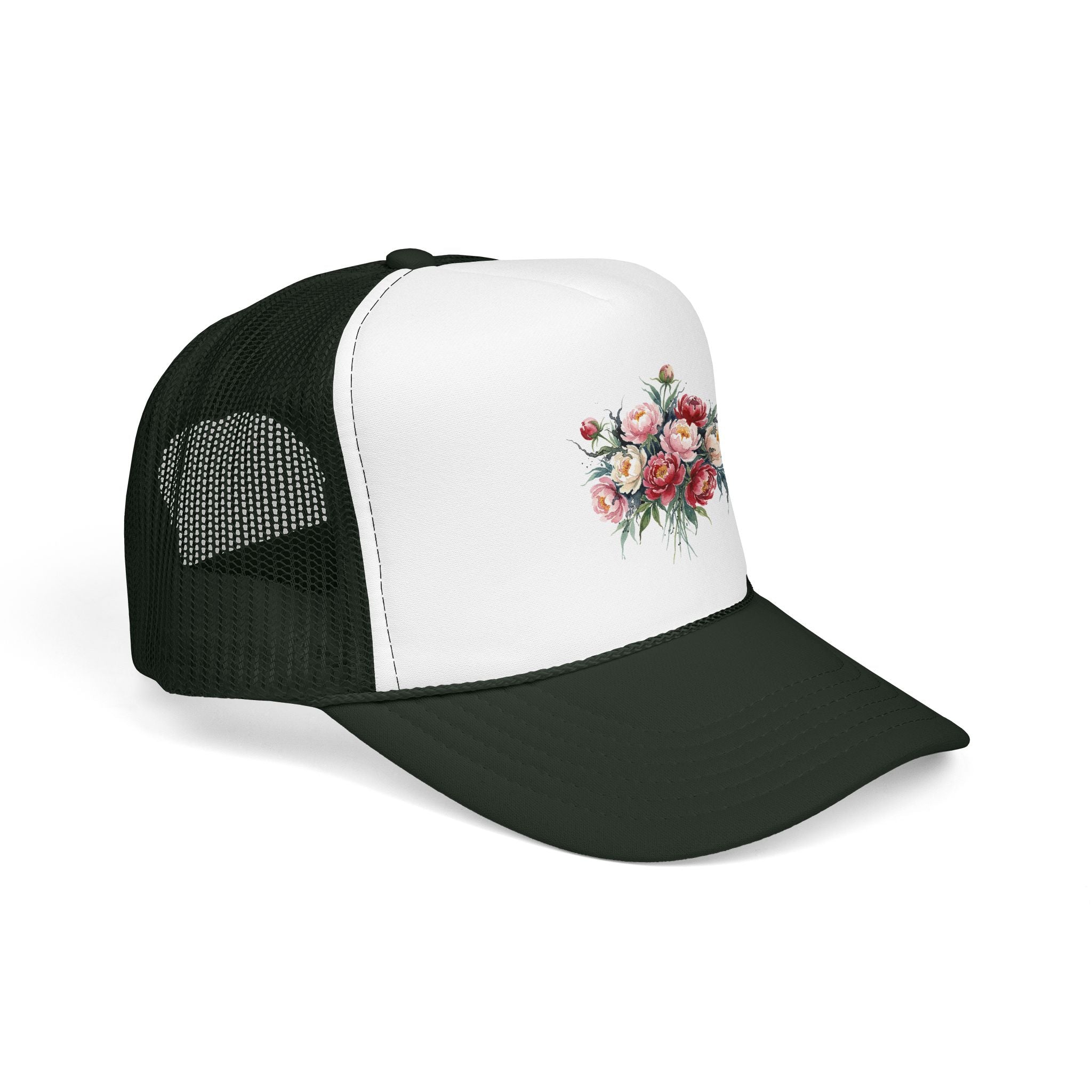 Peony Flowers Trucker Hat