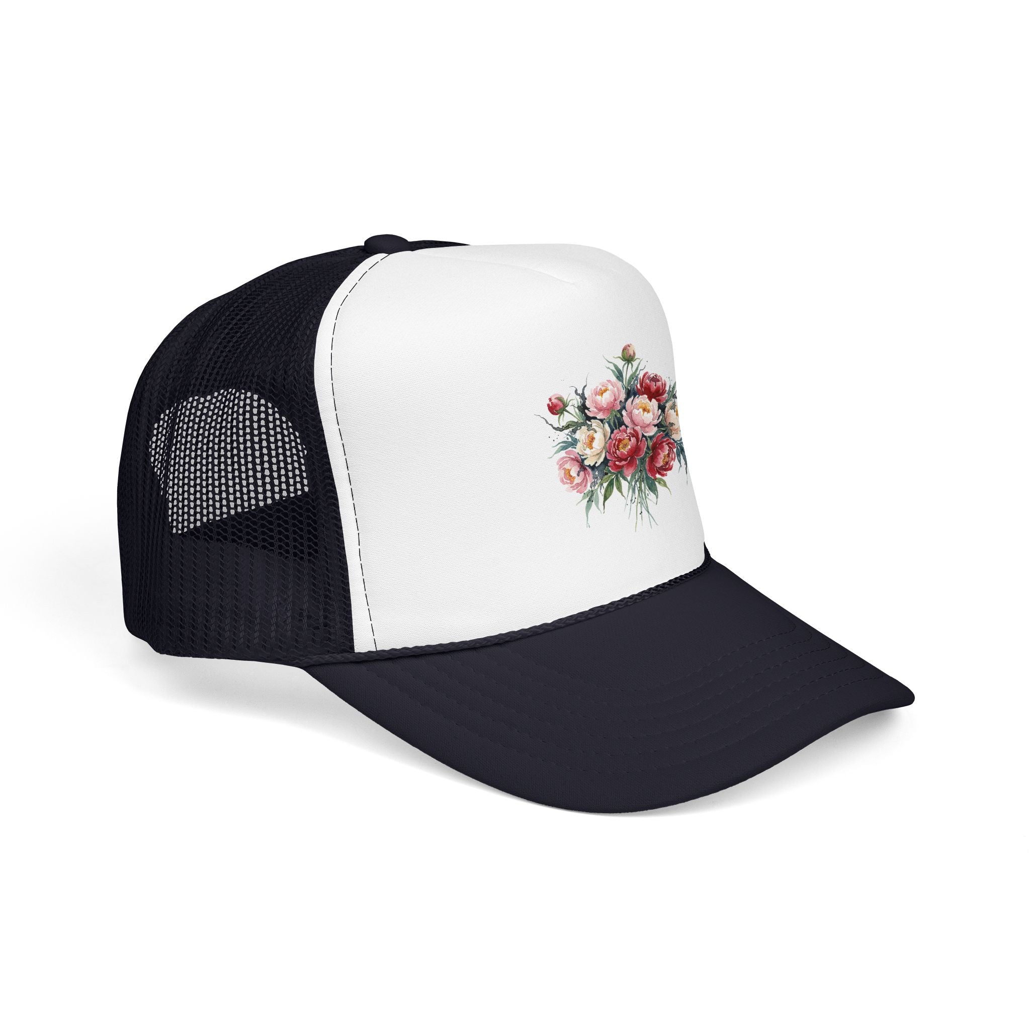 Peony Flowers Trucker Hat