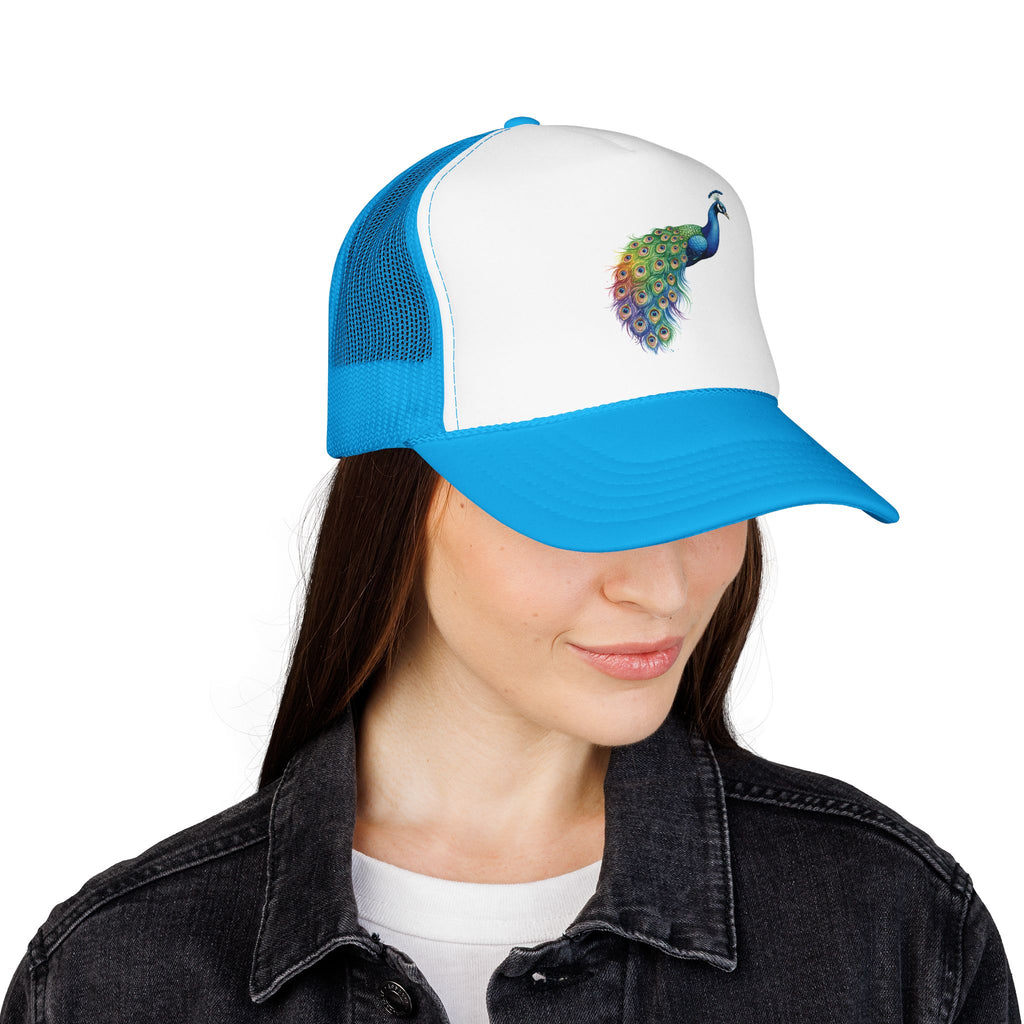 Peacock Trucker Hat.