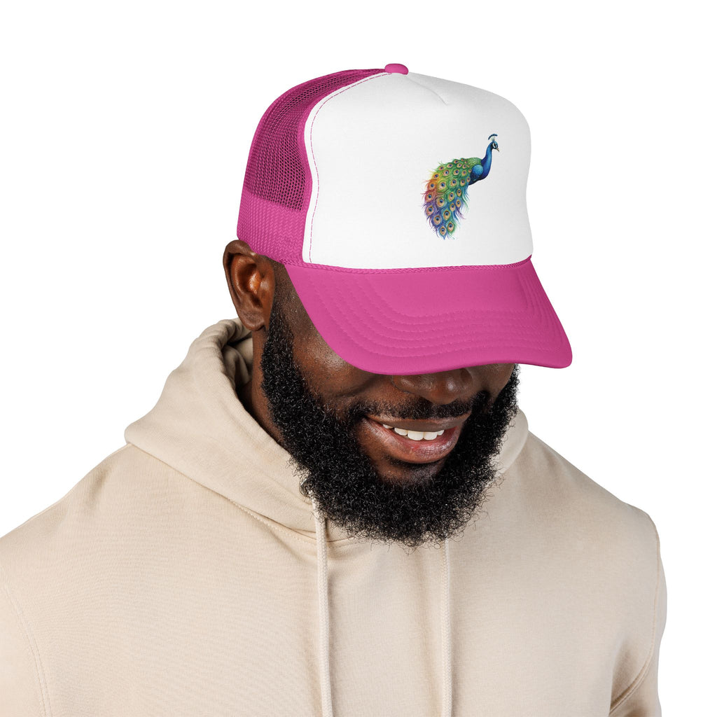 Peacock Trucker Hat.