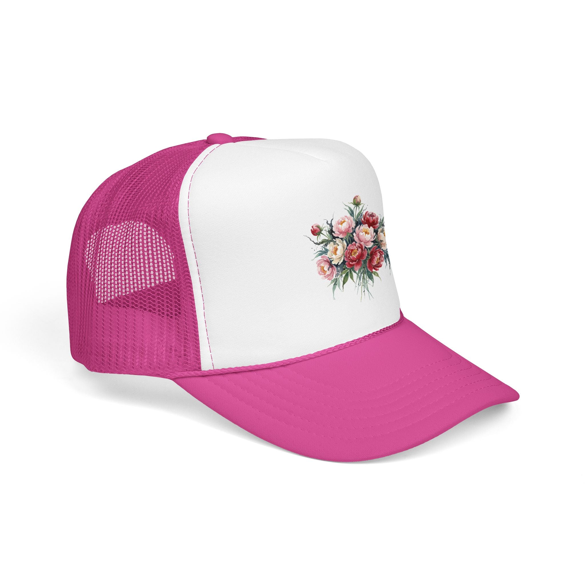 Peony Flowers Trucker Hat