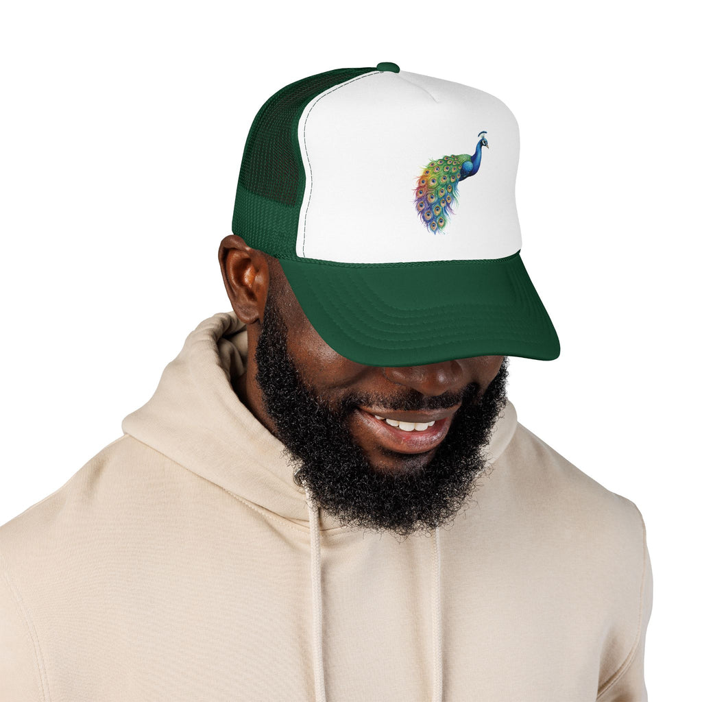 Peacock Trucker Hat.