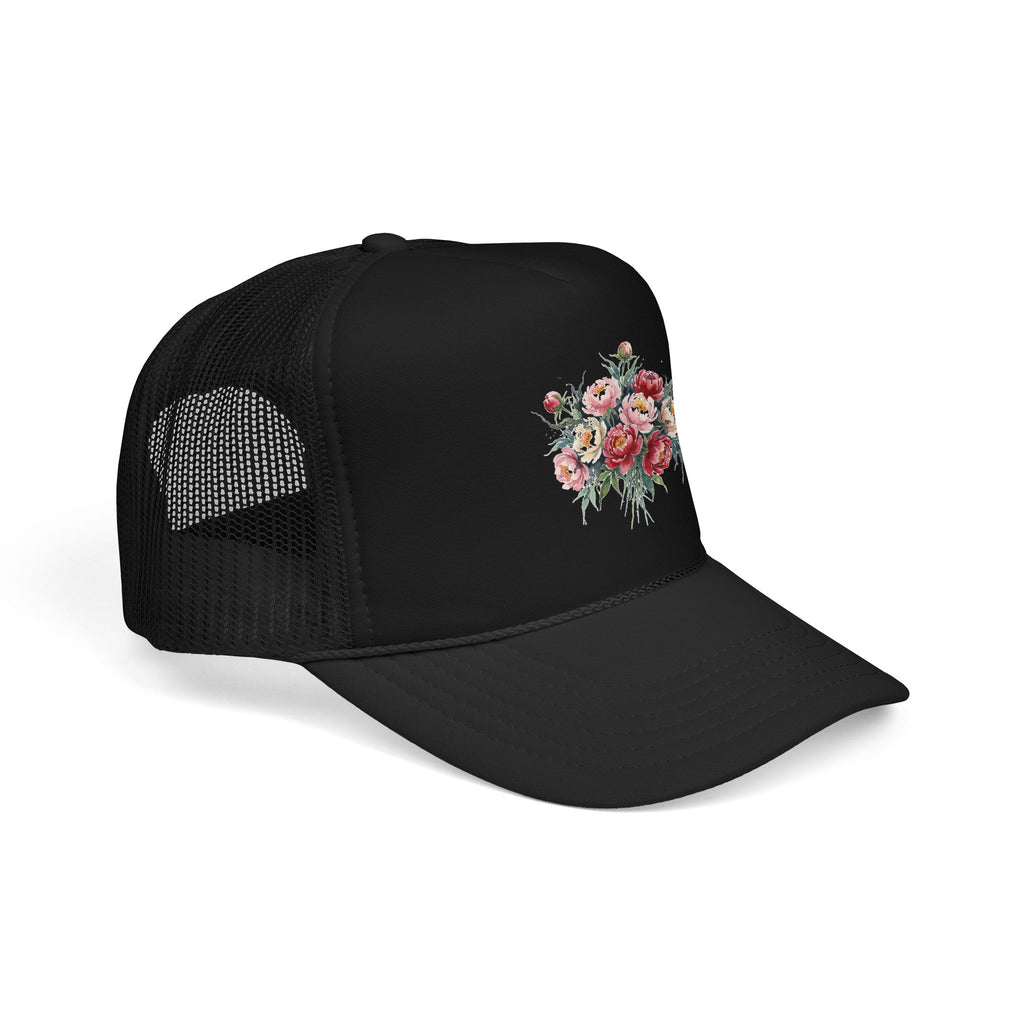 Peony Flowers Trucker Hat