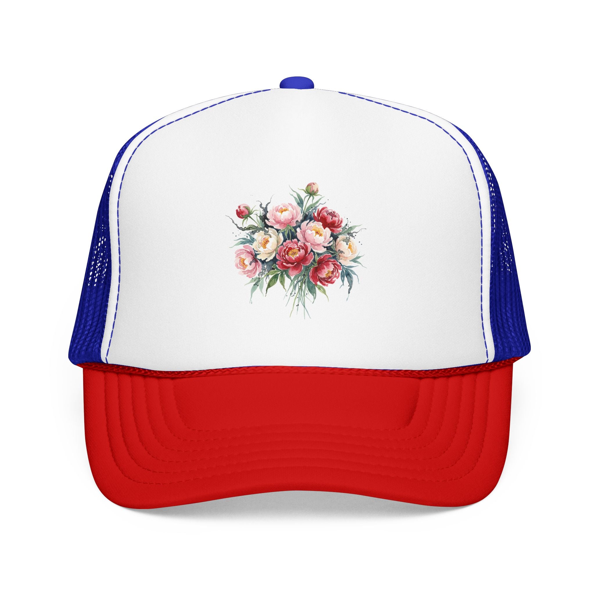 Peony Flowers Trucker Hat