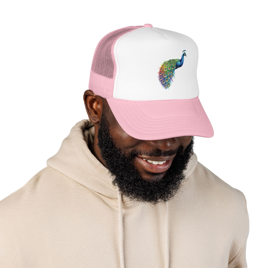 Peacock Trucker Hat.